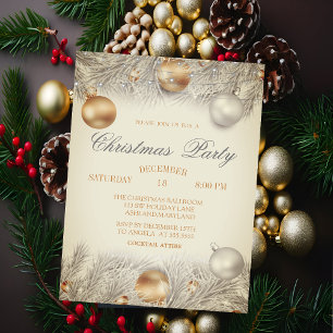Invitación Navidades Bolas, Lughts Brands Navidades Company