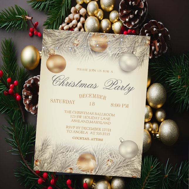 Invitación Navidades Bolas, Lughts Brands Navidades Company (Subido por el creador)