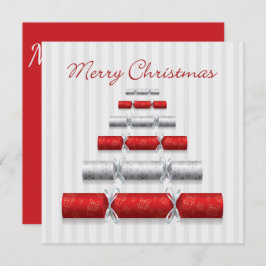 Invitación Navidades bonbons elegantes