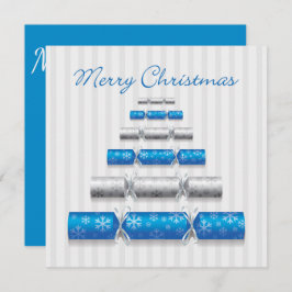 Invitación Navidades bonbons elegantes