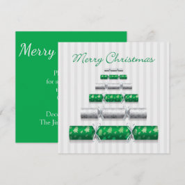 Invitación Navidades bonbons elegantes