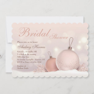 Invitación Navidades Bridal Shower