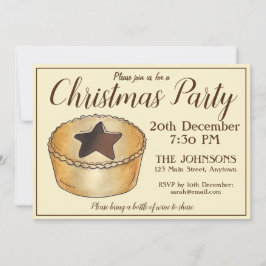 Invitación Navidades británicos celebran fiesta navideña