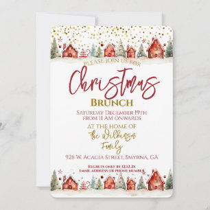 Invitación Navidades Brunch