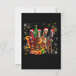 Invitación Navidades Caballo Lover