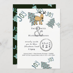 Invitación Navidades caprichosos Fiesta tipo Personalizado re