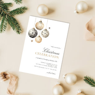 Invitación Navidades Celebración Oficina Corporativa Fiesta O