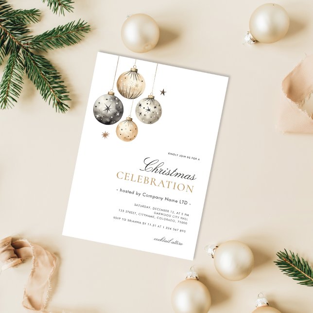 Invitación Navidades Celebración Oficina Corporativa Fiesta O (Subido por el creador)