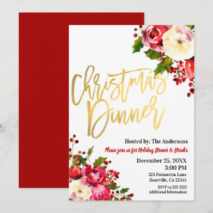 INVITACIÓN NAVIDADES CENADORES BARRILLOS DE CORTE MODERNO