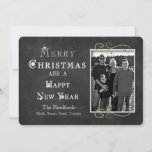 INVITACIÓN NAVIDADES - CHALKBOARD - FOTO INSERTAR<br><div class="desc">UNA TARJETA ÚNICA PARA NAVIDADES QUE,  SEGURO,  PONDRÁ UNA SONRISA EN SUS AMIGOS Y COMPAÑEROS MIENTRAS VEN LA FOTO DE SU FAMILIA EN ESTA TARJETA DE REUNIÓN DE CHALKBOARD. SIMPLEMENTE QUITE EL EJEMPLO E INSERTE EL PIC FAVORITO.</div>