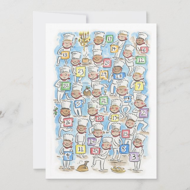 Invitación Navidades Chefs Advance (Anverso)