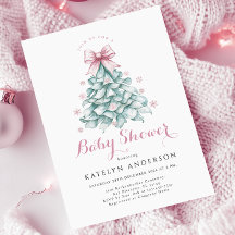 Navidades Chica de invierno Baby Shower
