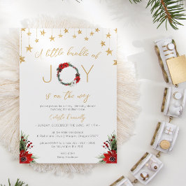 Invitación Navidades Clásicos Paquete Blanco De Joy Baby Show
