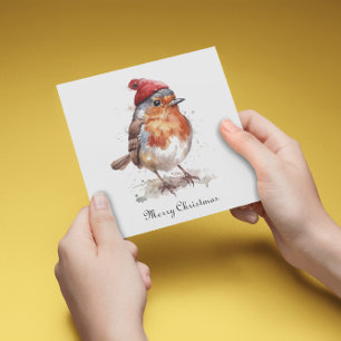 Invitación Navidades clásicos Robin, personalizado