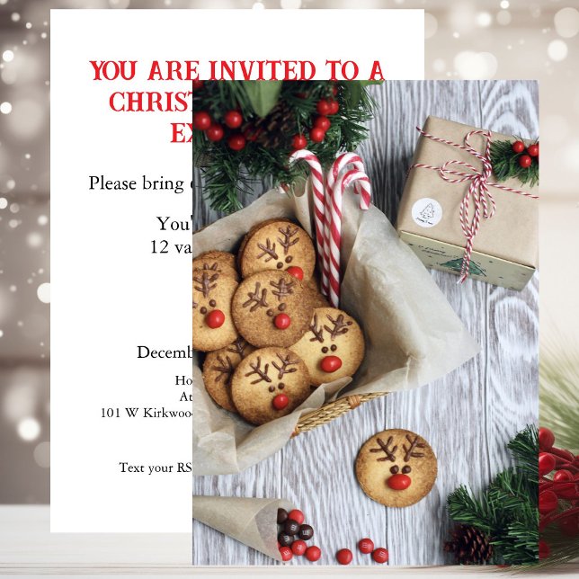 Invitación Navidades Cookie Exchange (Subido por el creador)