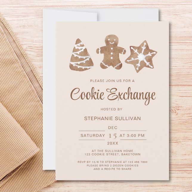 Invitación Navidades Cookie Exchange (Subido por el creador)