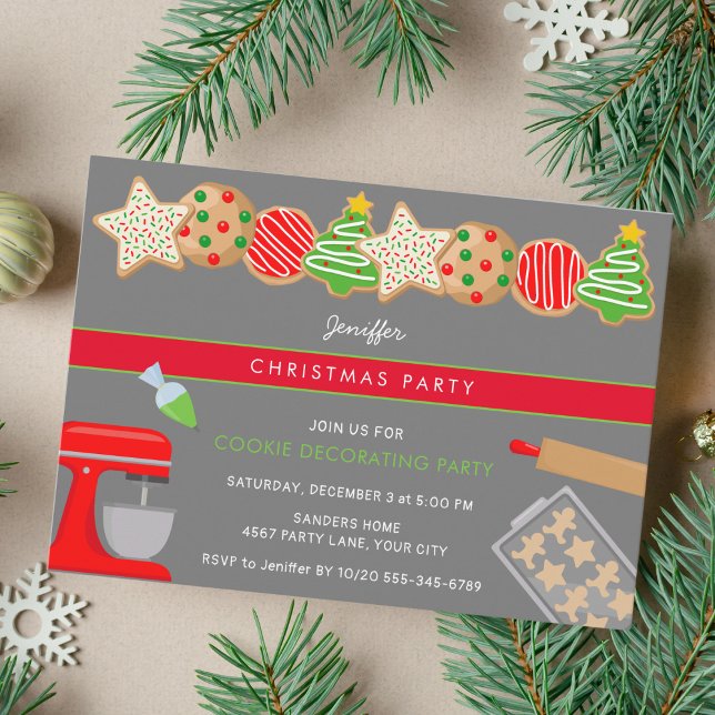 INVITACIÓN NAVIDADES COOKIE FIESTA (Subido por el creador)