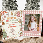 Invitación Navidades Cookie Winter Fiesta de Cumpleaños de On<br><div class="desc">Invitación a la fiesta de cumpleaños de Australia por navidades Cookie Winter</div>