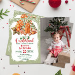 Invitación Navidades Cookie Winter Onederland Fotos de cumple<br><div class="desc">Invitación a la foto de cumpleaños de Onederland,  navidades Cookie Winter</div>