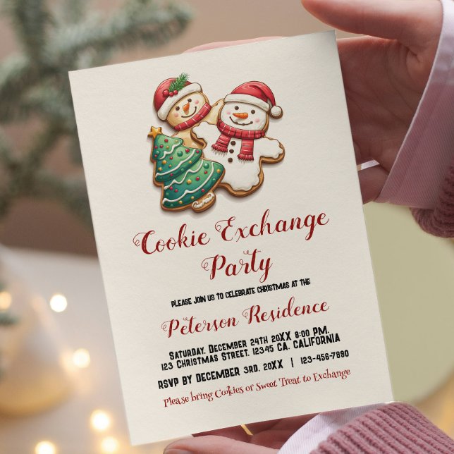 Invitación Navidades Cookies I Cookie Exchange Fiesta (Subido por el creador)
