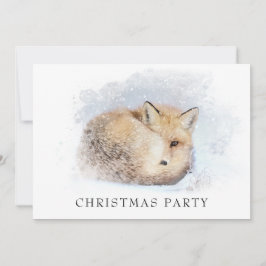 Invitación *~* Navidades Corporativo Personal Fox Ap18 Snowy