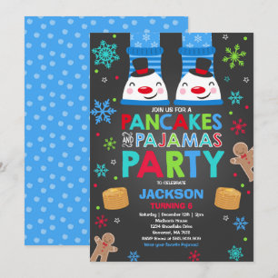 Invitación Navidades Crepes Y Heridos De Pajamas Invitan A Sn
