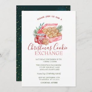 Invitación Navidades de acuarela Cocina Estrellas Navidades V