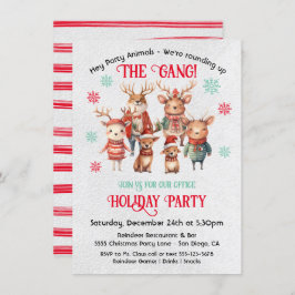 Invitación Navidades de Animales de la Oficina de Amistades F