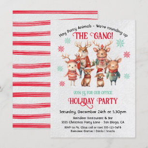 Invitación Navidades de Animales de la Oficina de Amistades F