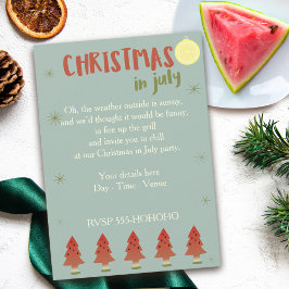 Invitación Navidades De Árboles De Agua Invitan A Fiesta En J