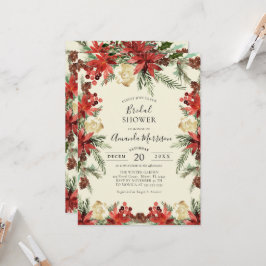 Invitación  Navidades de Boda de Invierno Ducha Bridal