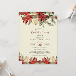 Invitación Navidades de Boda de Invierno Ducha Bridal