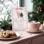 Invitación Navidades de cacao y galletas Fiesta Retro Rosa Sa<br><div class="desc">Invite a sus amigos y familia a celebrar la temporada navideña con calidez y dulzura a través de esta encantadora carta de cacao y galletas por invitación del Árbol de Navidad. Diseñada con amor y creatividad, la invitación incluye nuestra imagen acuarela pintada a mano de un Papá Noel rosado vintage,...</div>