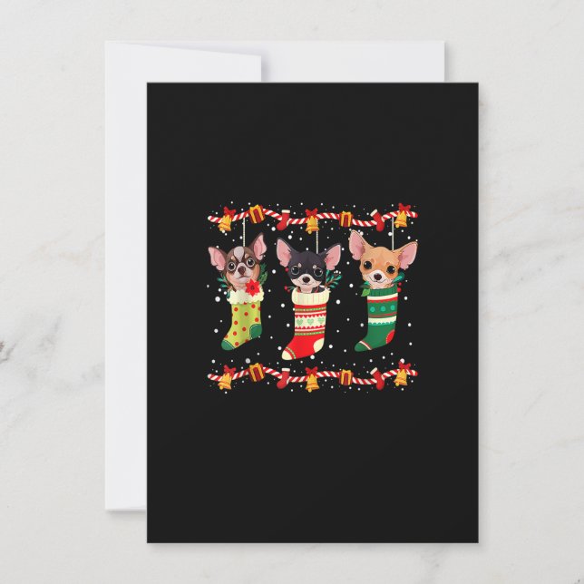 Invitación Navidades de Chihuahua iluminan a divertida amante (Anverso)