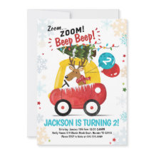 Navidades de coches Cumpleaños Invitan a los niños