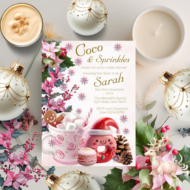 Invitación Navidades de cocina y rociar Baby Shower (Subido por el creador)