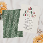 Invitación Navidades De Colorido Verde Comen Bebida Y Sean Me<br><div class="desc">Este Navidad verde y colorido come algo y ser alegre invitación es perfecto para su fiesta Navidad divertido, creativo y brillante. Su original y lúdico tipo de letra moderna en rojo, beho bronceado y verde claro y oscuro crean un ambiente estacional alegre. Si buscas alegrar el oscuro invierno de tus...</div>