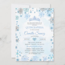 Navidades de copos de nieve de plata blanca invita