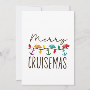 Invitación Navidades de crucero con  de crucero de casamenter