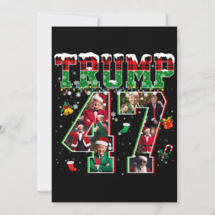 Invitación Navidades de Donald Trump 47° presidente 2024 Sant
