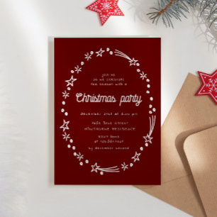 Invitación Navidades de Doodle Stars Ilustraciones Fiesta