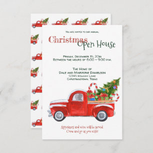 Invitación Navidades de eventos personalizados de la casa abi
