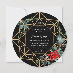 Invitación Navidades de Fiesta de Bodas de Vacaciones