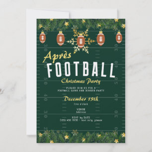 Invitación Navidades de fútbol de Après Fiesta Deportivo de C