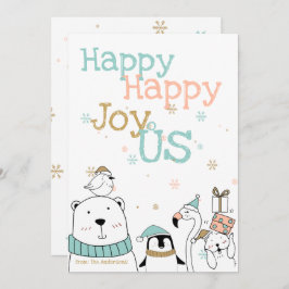 Invitación Navidades de Happy Personalizados Critters