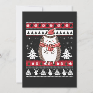 Invitación Navidades de Hedgehog