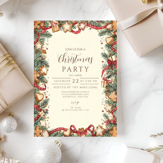 Invitación Navidades de Holiday Baking (Subido por el creador)