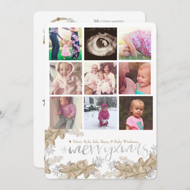 Invitación Navidades de Instagram revisan año tras año (Anverso / Reverso)