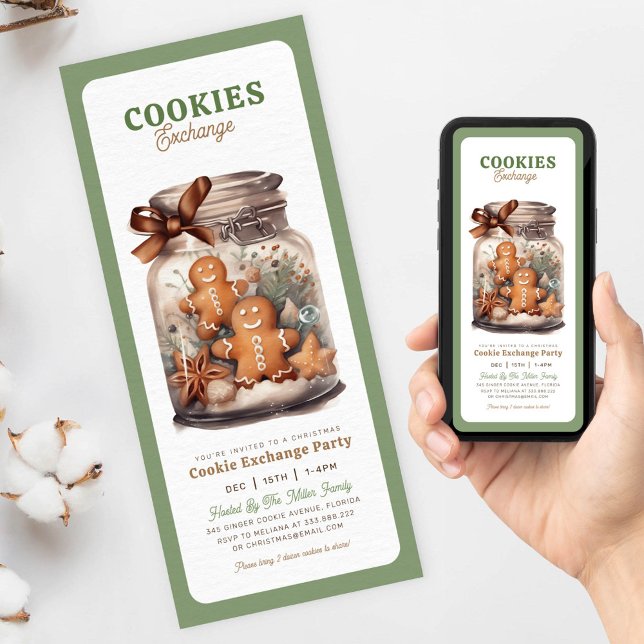 Invitación Navidades de intercambio de cookies (Subido por el creador)