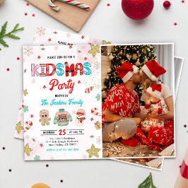 Invitación Navidades de invierno de Kidsmas foto Fiesta